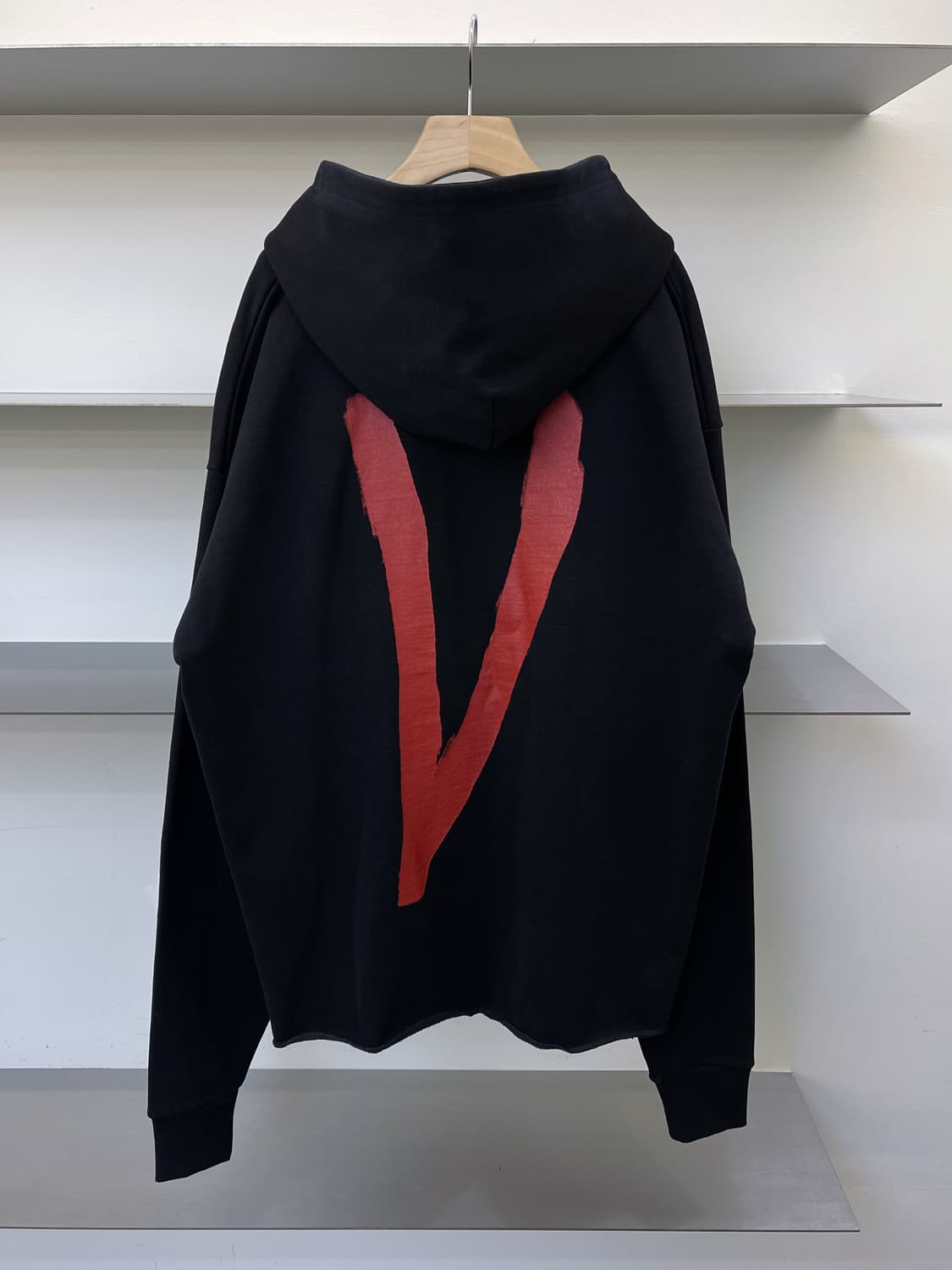 브이론 Lobe Big V 로고 후디 상품이미지4