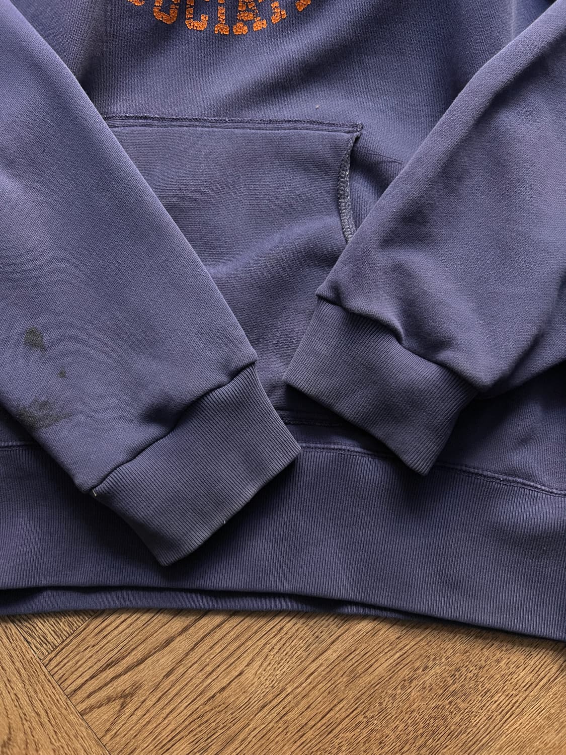 [L]RRL 더블알엘 빈티지 프린팅 애프터 후드 티셔츠 상품이미지4