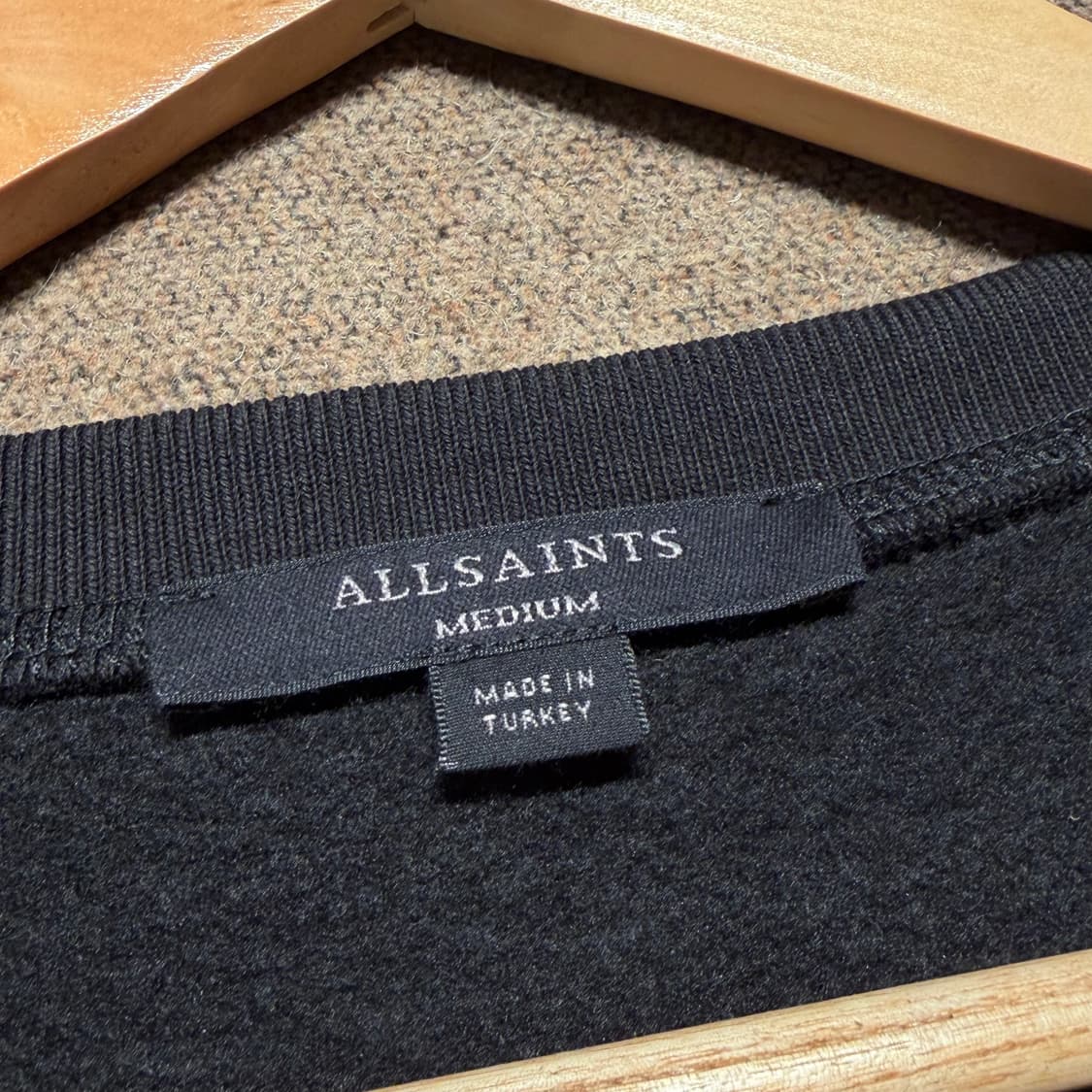 올세인츠 스웻 크루 반팔 M 100~105 상품이미지2