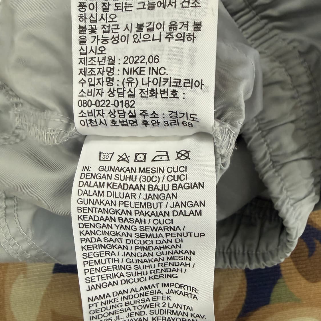 (S)나이키 Nike 우븐 카고 반바지(라이트그레이) 상품이미지4