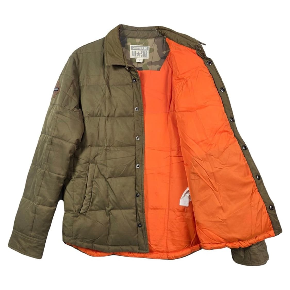 컨버스 올스타 아메카지 퀼팅 다운 경패딩 M 상품이미지5