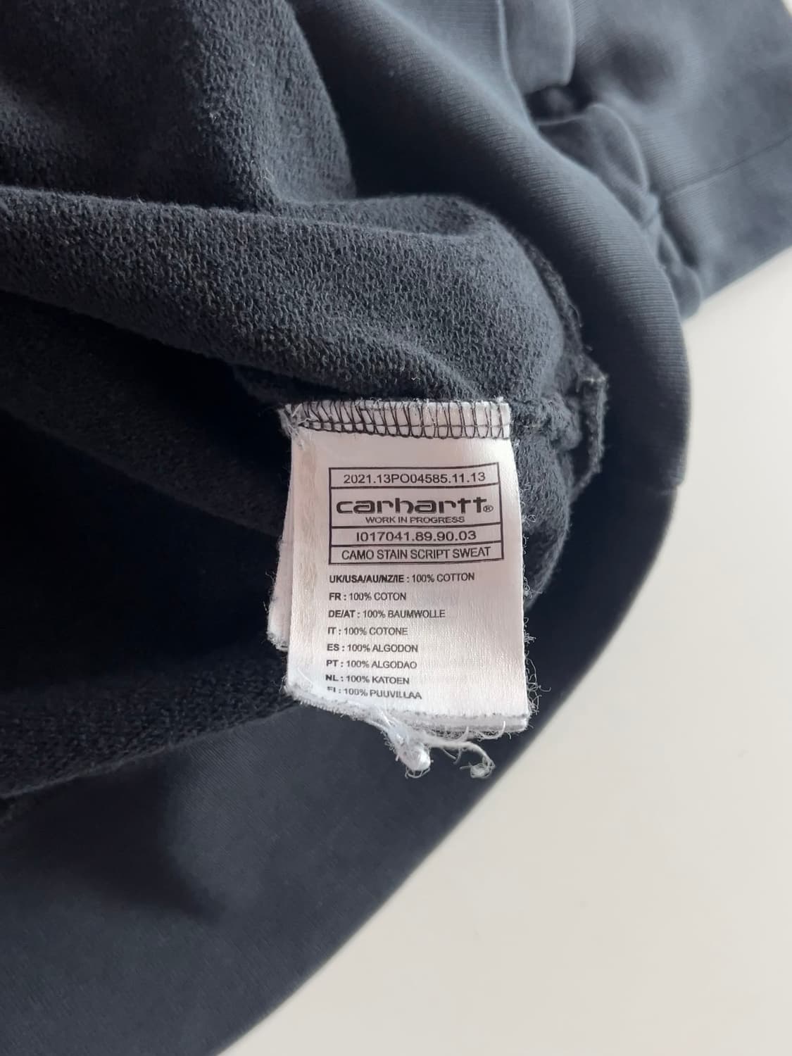 칼하트 카모 로고 맨투맨 XL 상품이미지6