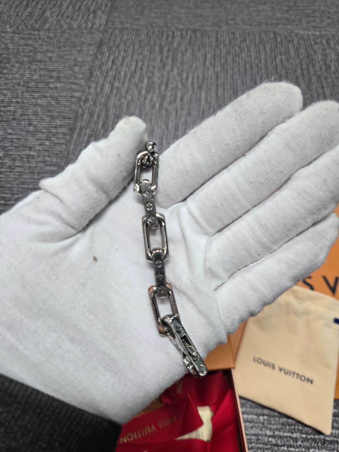 [특가][정품] 루이비통 버질아블로 체인 팔찌 상품이미지4