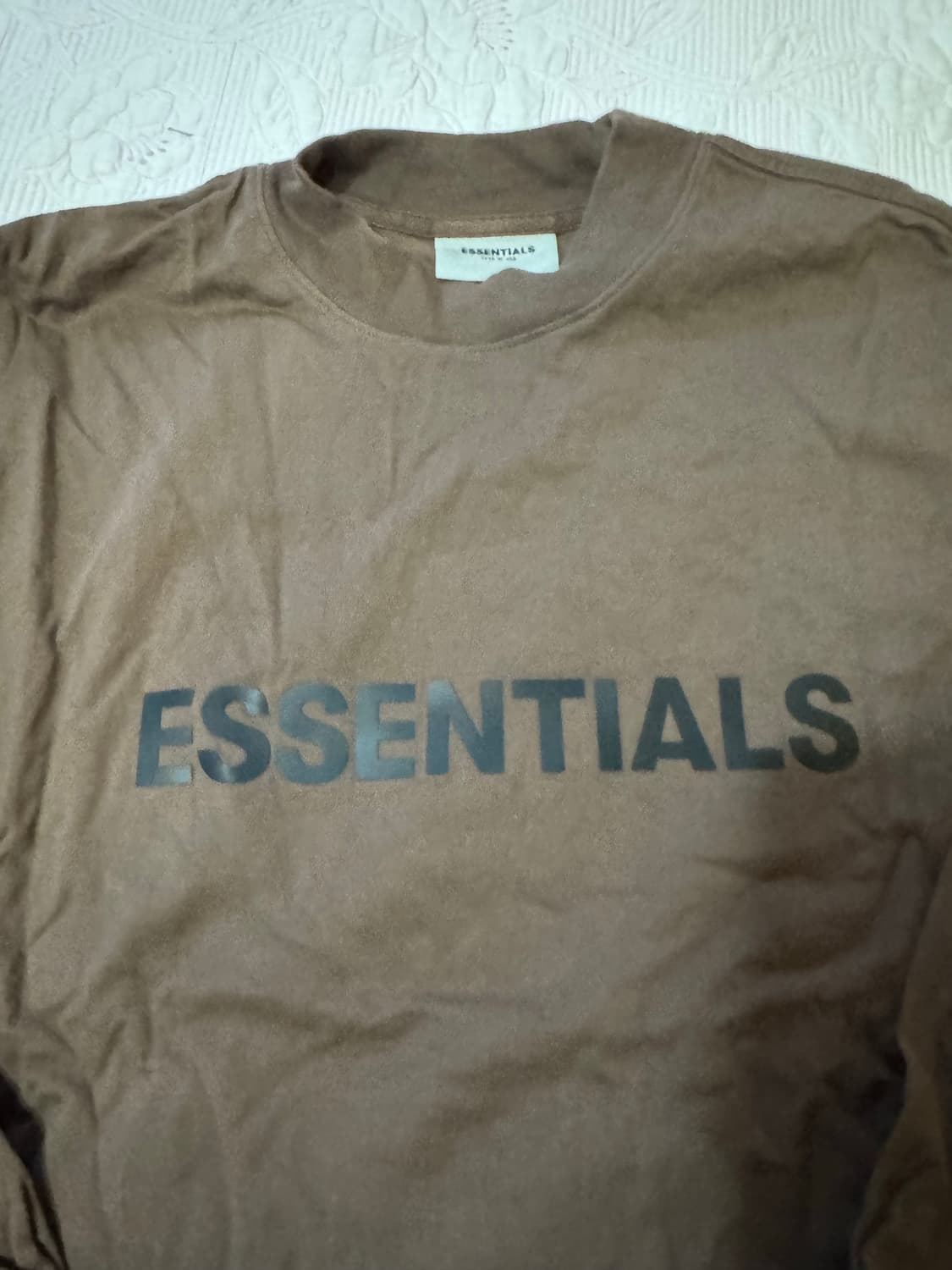 에센셜(Essentials) 긴팔 티셔츠 앞로고 s사이즈 상품이미지2