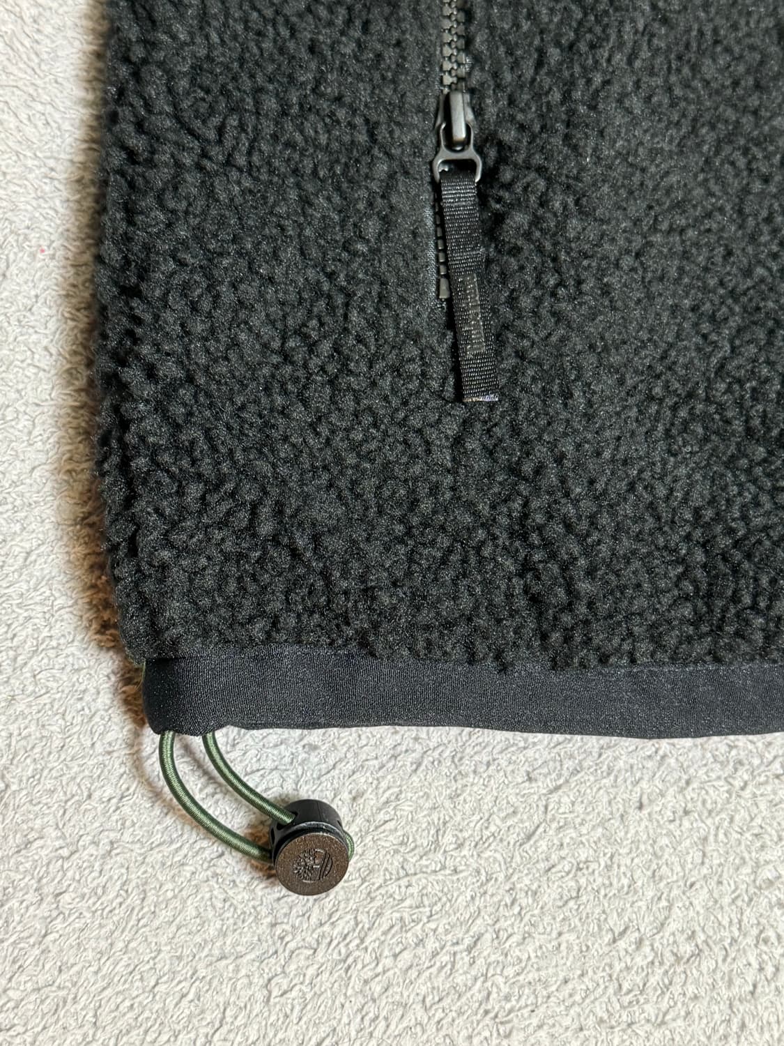 95-100 팀버랜드 블랙 카키 후리스 몽키 자켓 뽀글이  상품이미지4