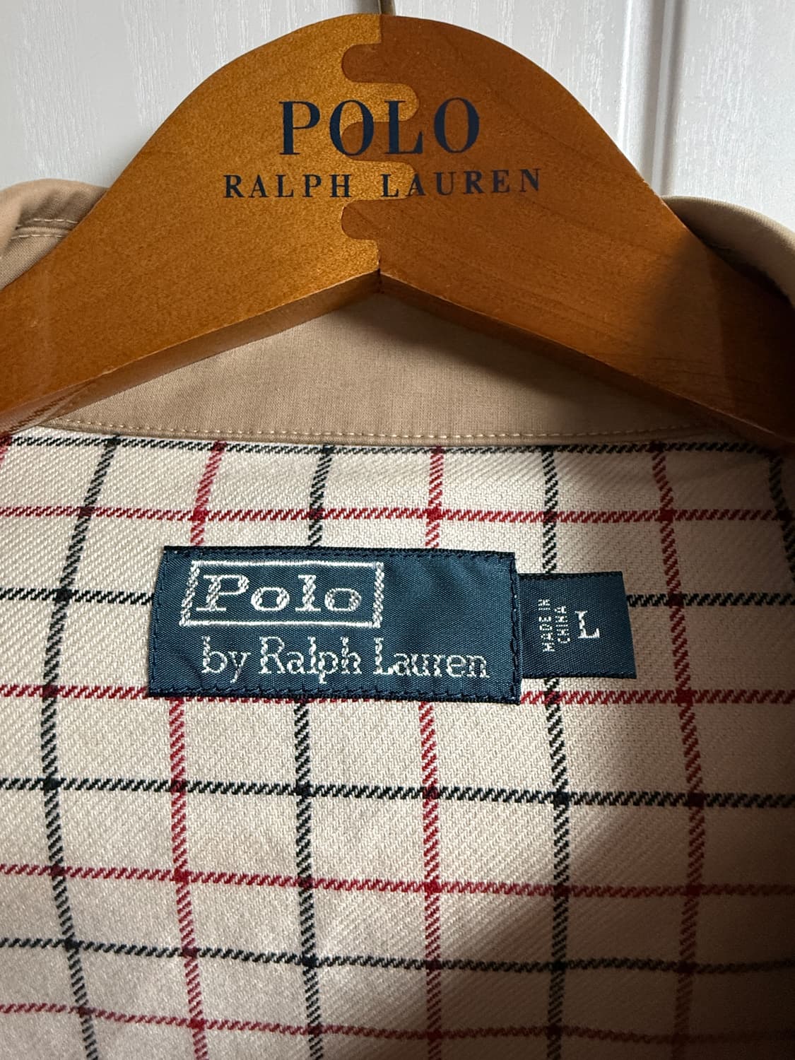 폴로 랄프로렌 베이지 코트 L 상품이미지2