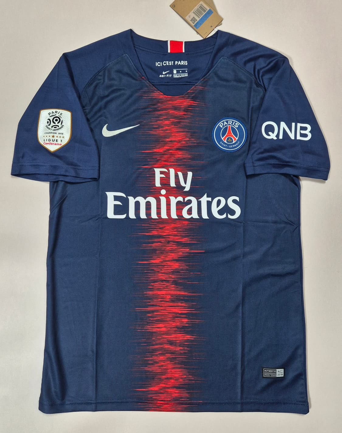 18-19시즌 파리생제르망 네이마르 홈 유니폼 M사이즈 상품이미지2
