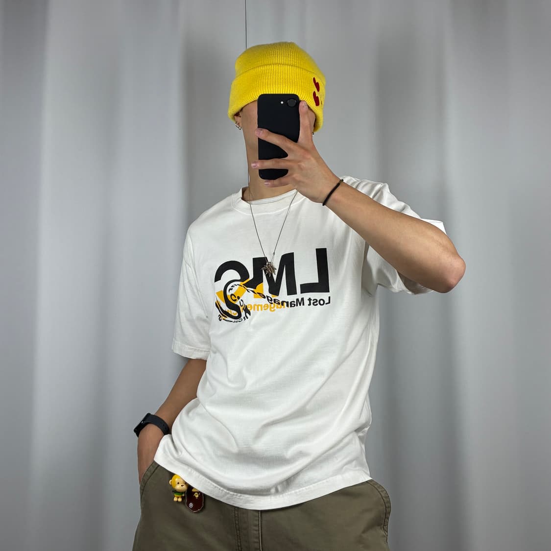 <LMC 백 프린팅 반팔 티셔츠> No.1708 상품이미지2