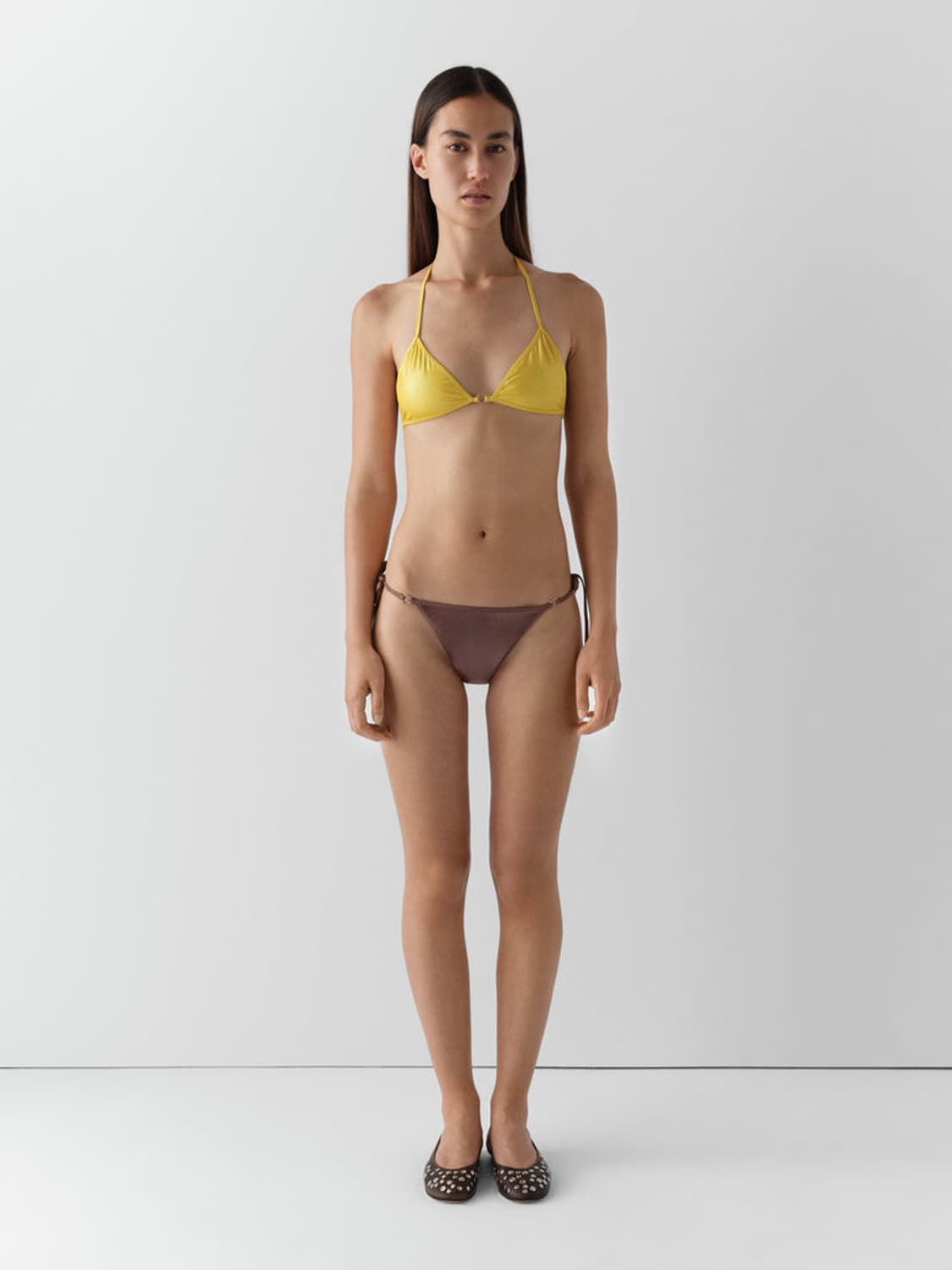 [XS,S,M]기마구아스 Rina 비키니 탑/옐로우 상품이미지3