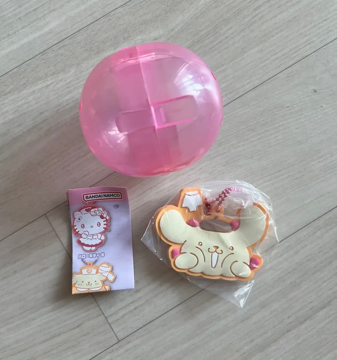 (8종 일괄)산리오 폼폼푸린 피규어 가챠 키링 인형 캡슐토이 상품이미지8