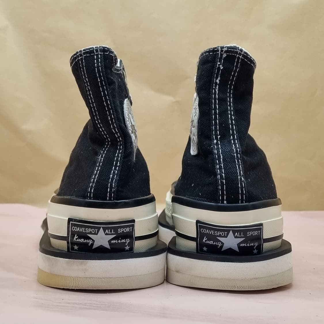 COAVESPOT 플랫폼 블랙 하이탑 270 상품이미지4