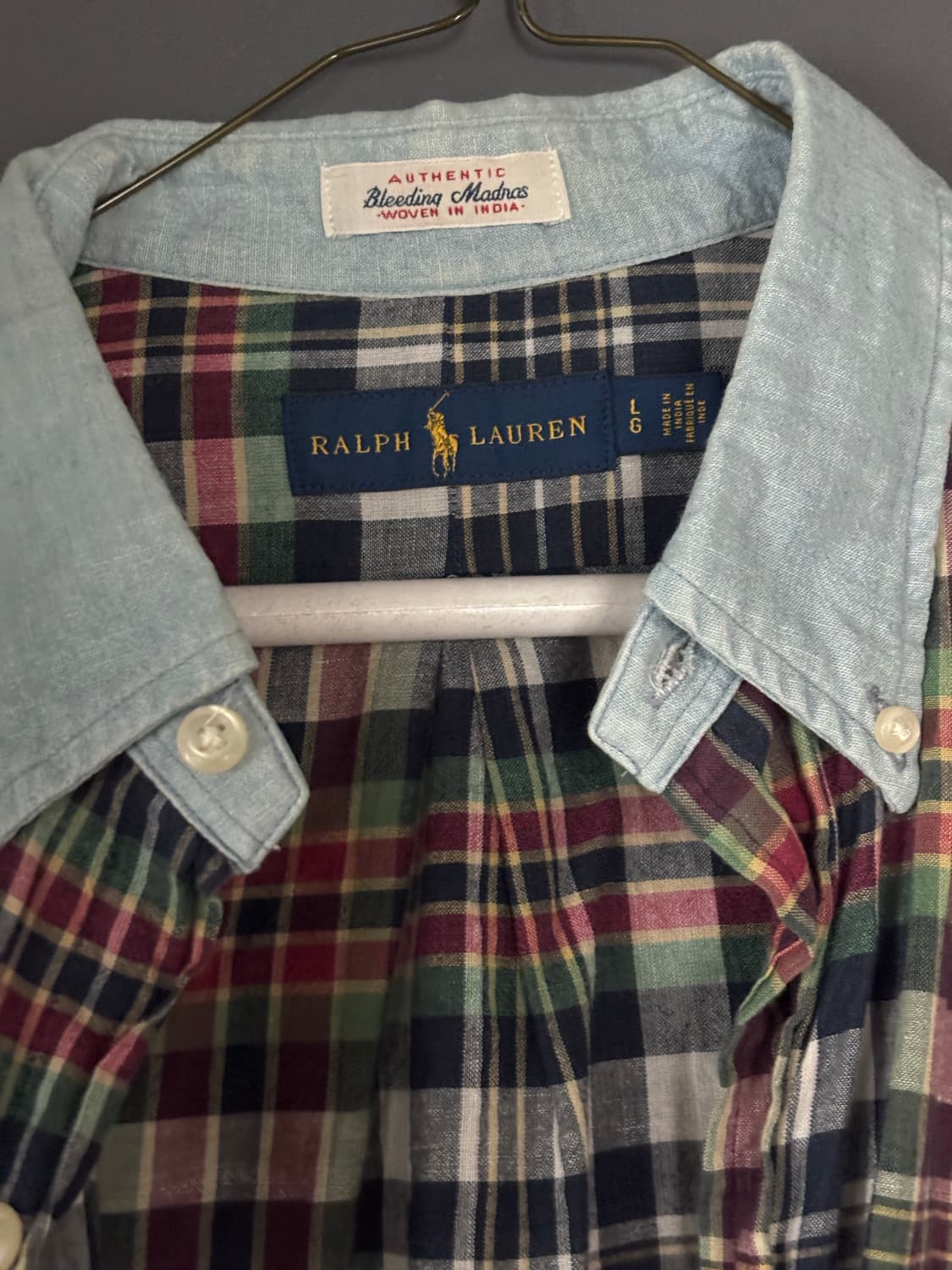 폴로 린넨 셔츠 L 상품이미지2