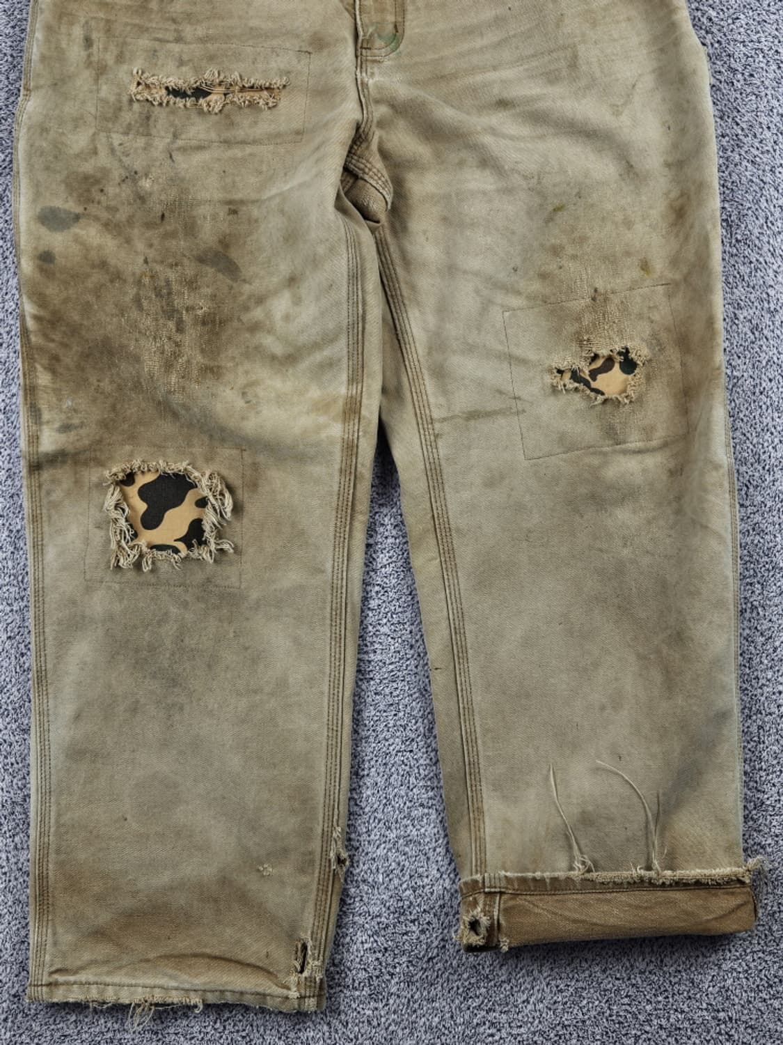 칼하트 카펜터 패치드 리페어 커스텀 팬츠 (36X30 추정) / 9983 상품이미지6