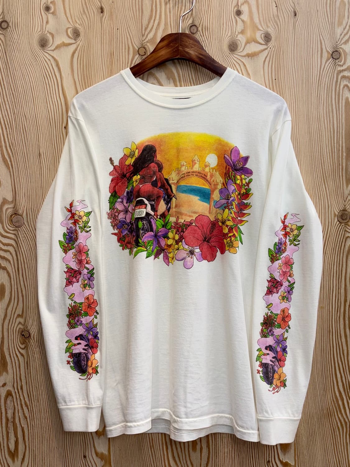 스투시 플라워 프린팅 롱슬리브  상품이미지2