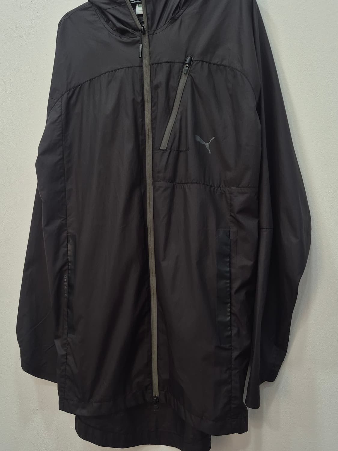 푸마 PUMA 경량 후드 바람막이 집업 자켓 다크브라운 상품이미지2