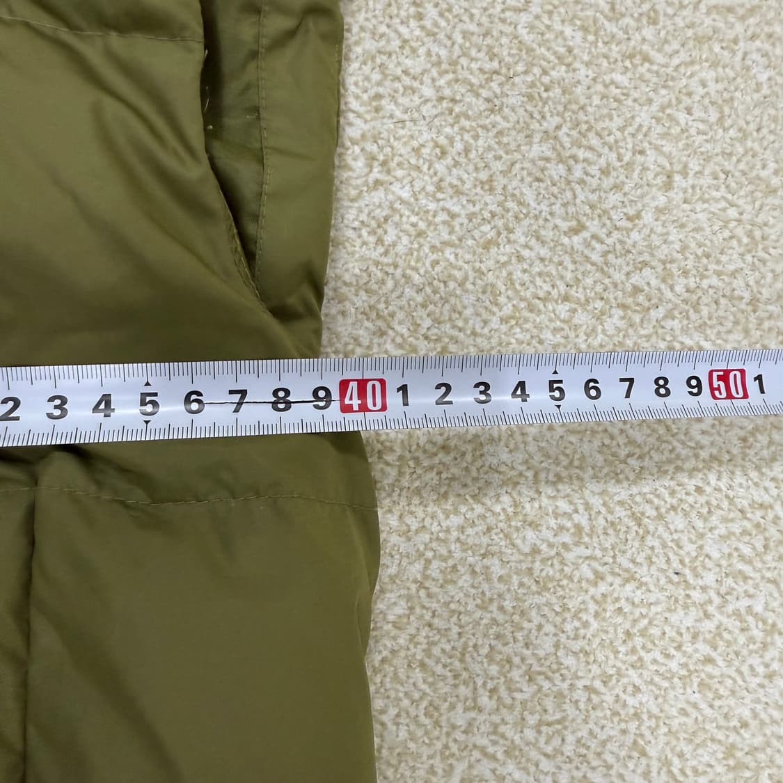 [S] 미쏘 MIXXO 여성 덕다운 카키 패딩조끼 1231T1 상품이미지6