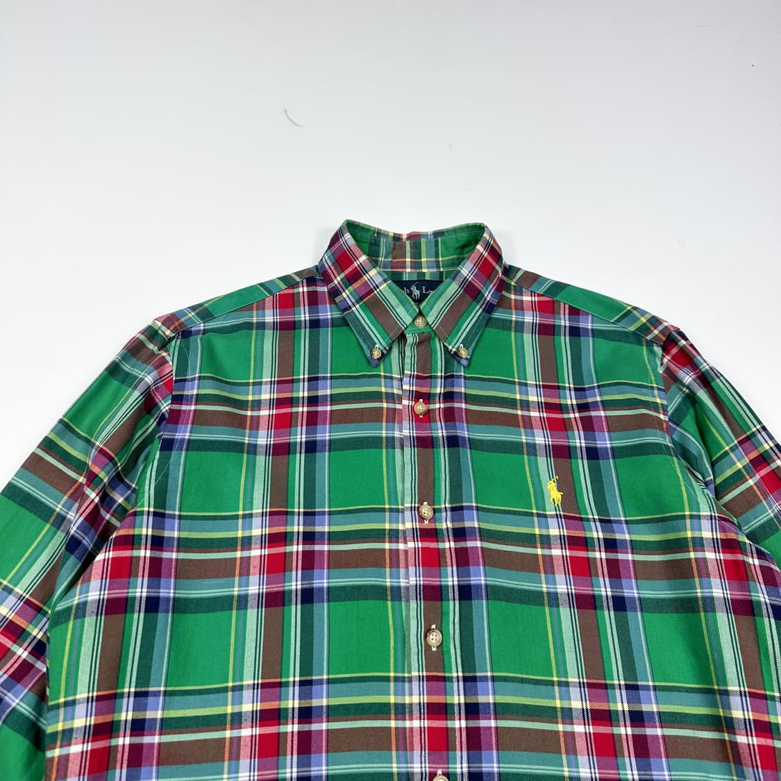 폴로 랄프로렌 클래식 타탄 체크셔츠 S 상품이미지2