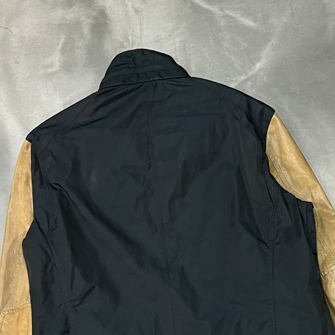  솔리드 옴므 레더 집업 자켓 y14958 상품이미지6