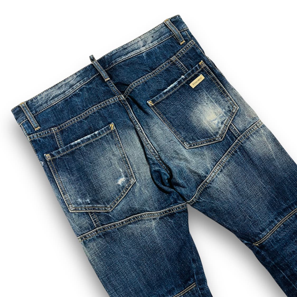 디스퀘어드2 Patchwork biker denim pants 상품이미지4