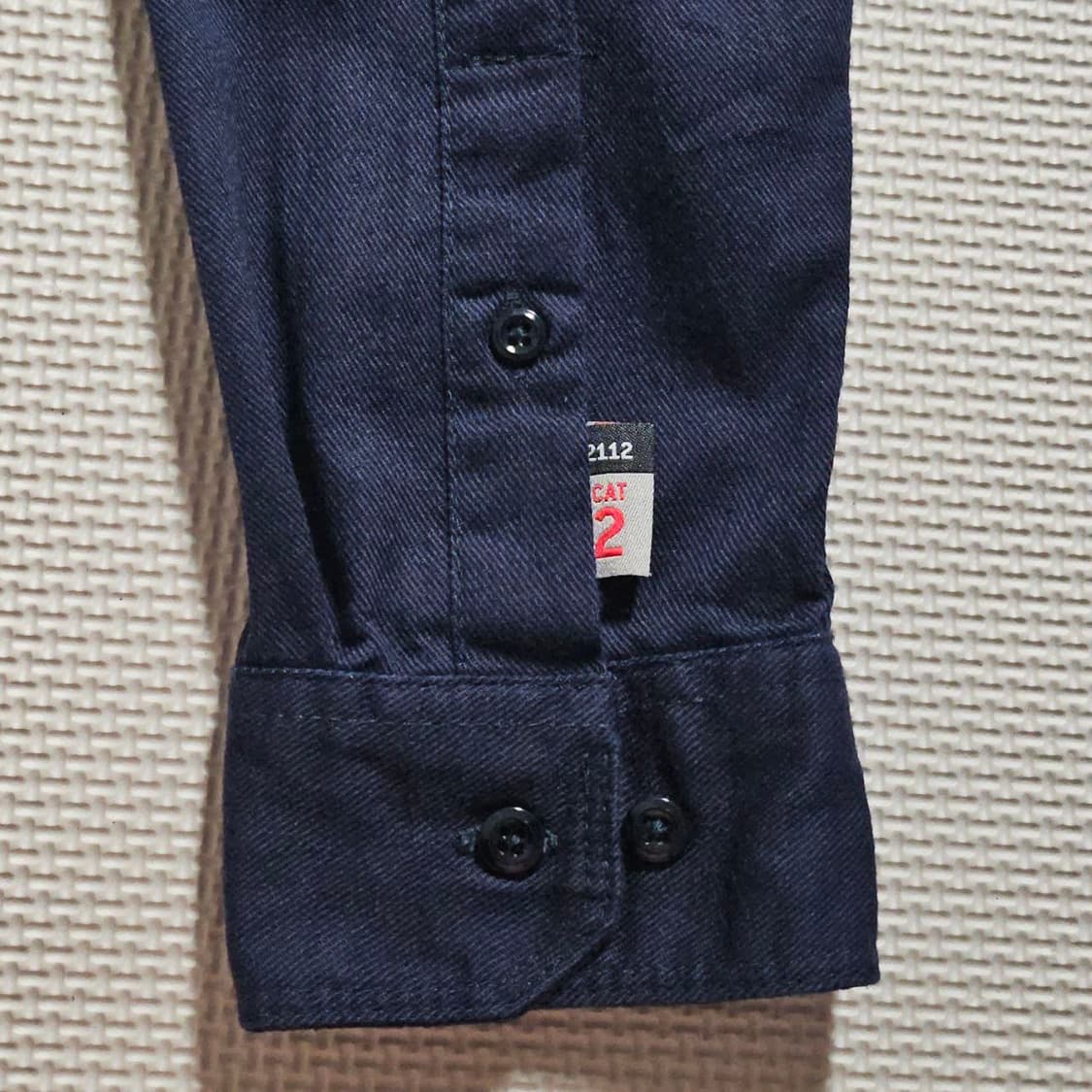 Carhartt 칼하트 네이비 난연 워크 셔츠  상품이미지5