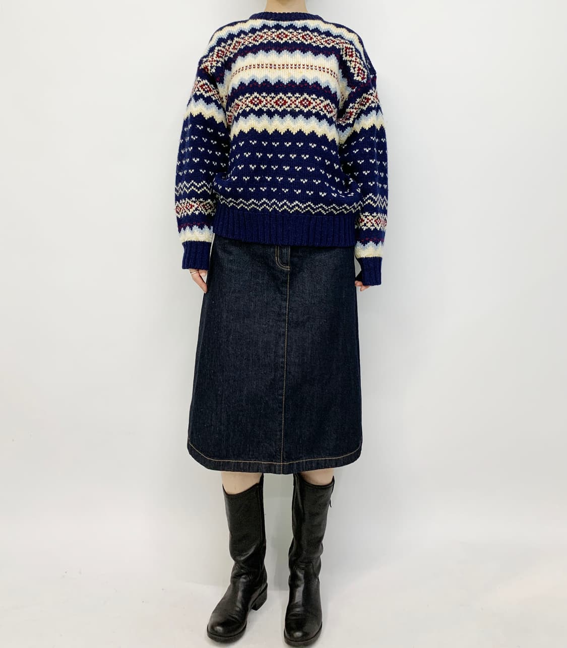 비비안 웨스트우드 데님 스커트 상품이미지3