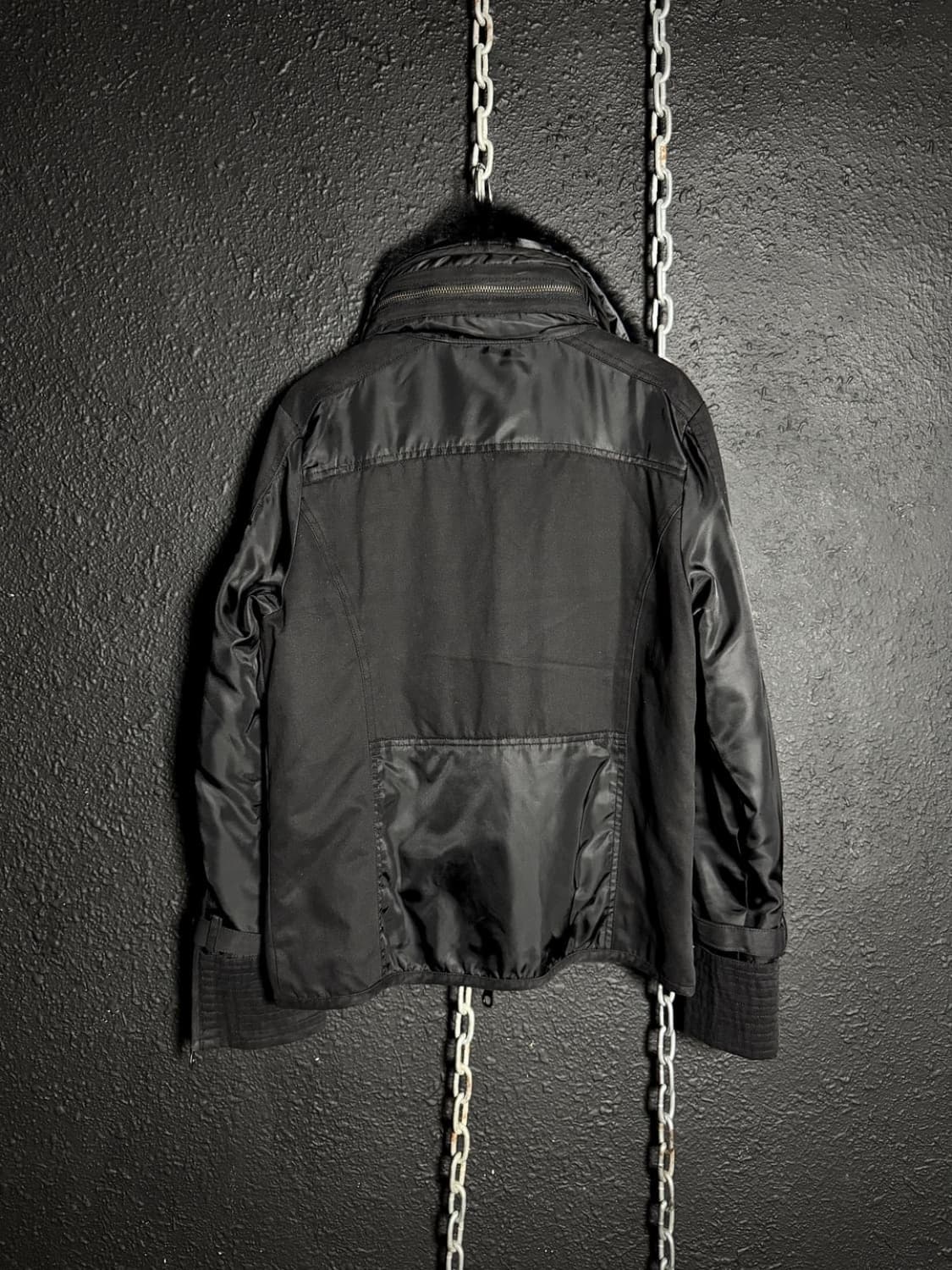 MIDAS  Black Fur Military Jacket 상품이미지5