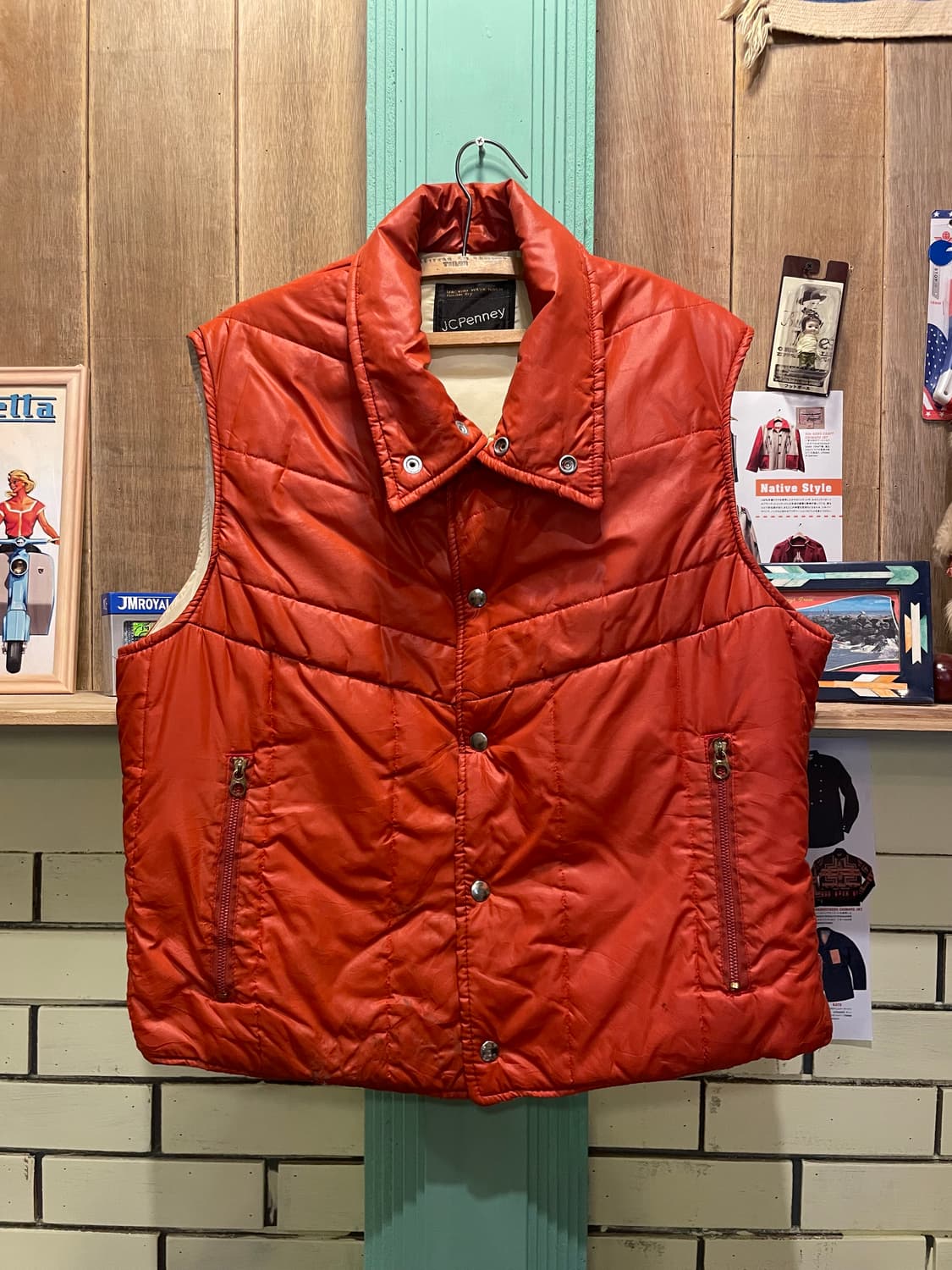 1970–80’s Vintage JCPenney Quilted Vest  상품이미지1