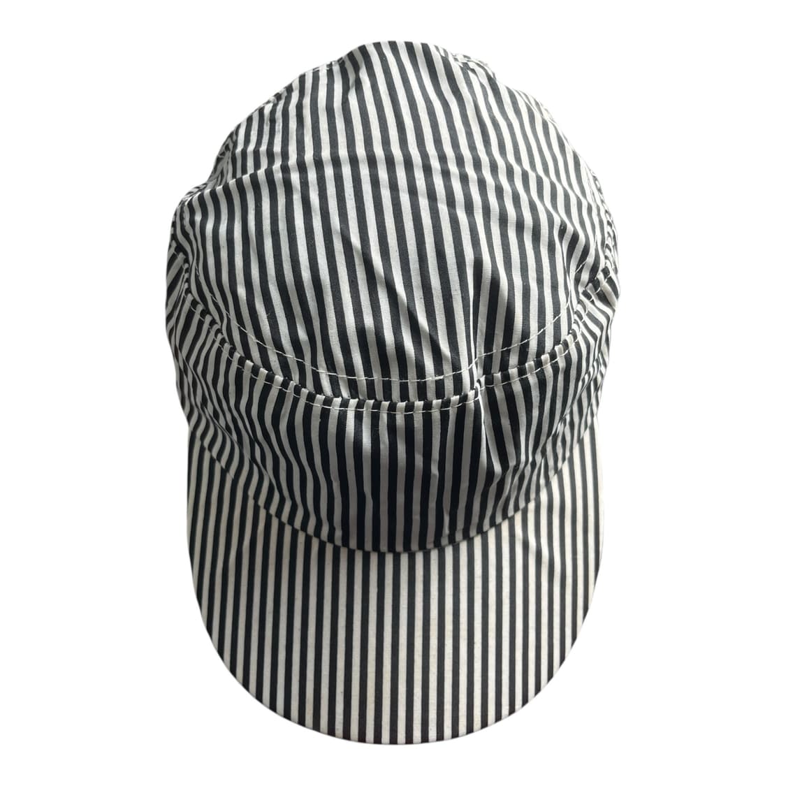 스트라이프 워크캡 블랙 화이트 상품이미지4