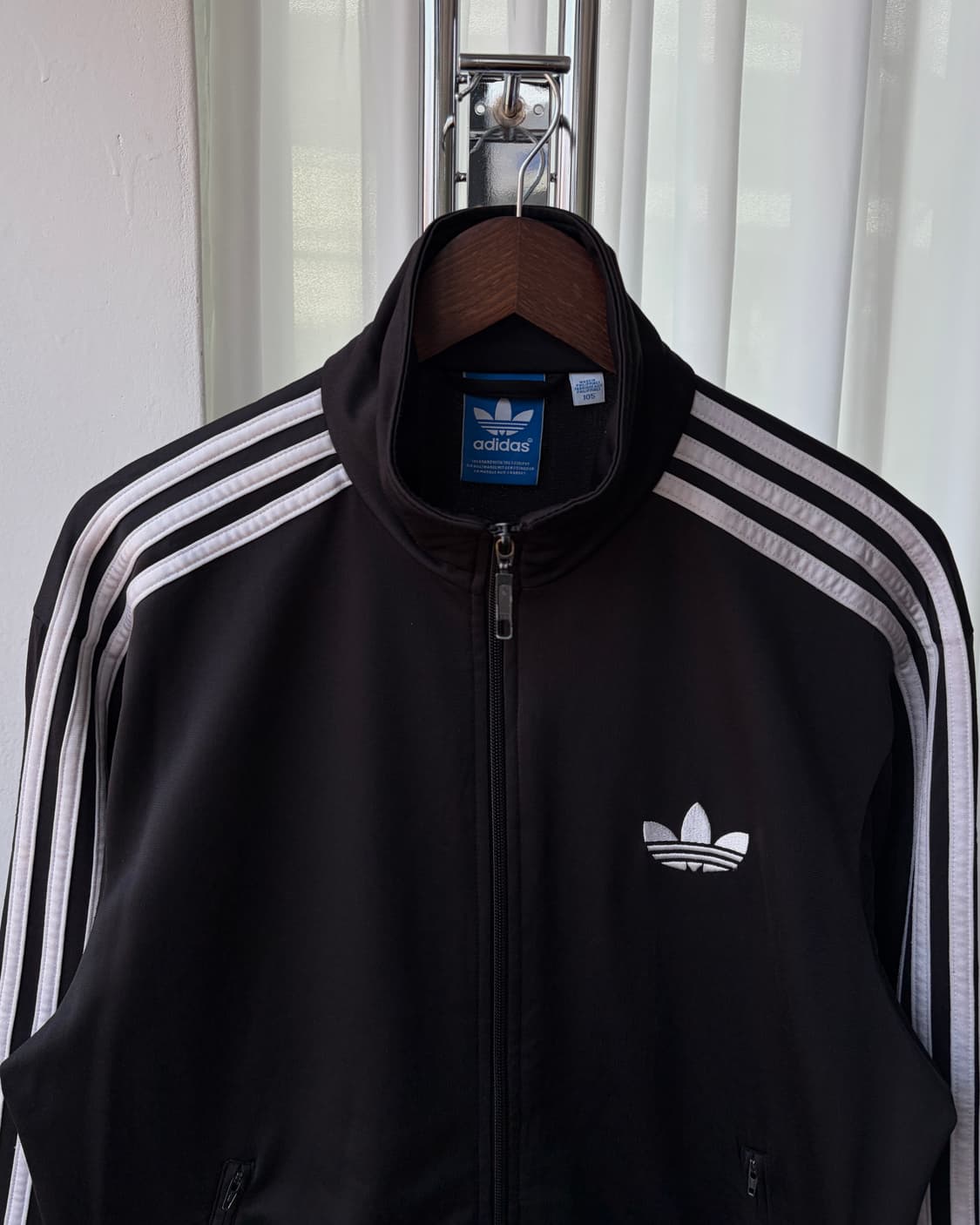 [XL]아디다스 구형 파이어버드 블랙 트랙탑 져지 상품이미지4