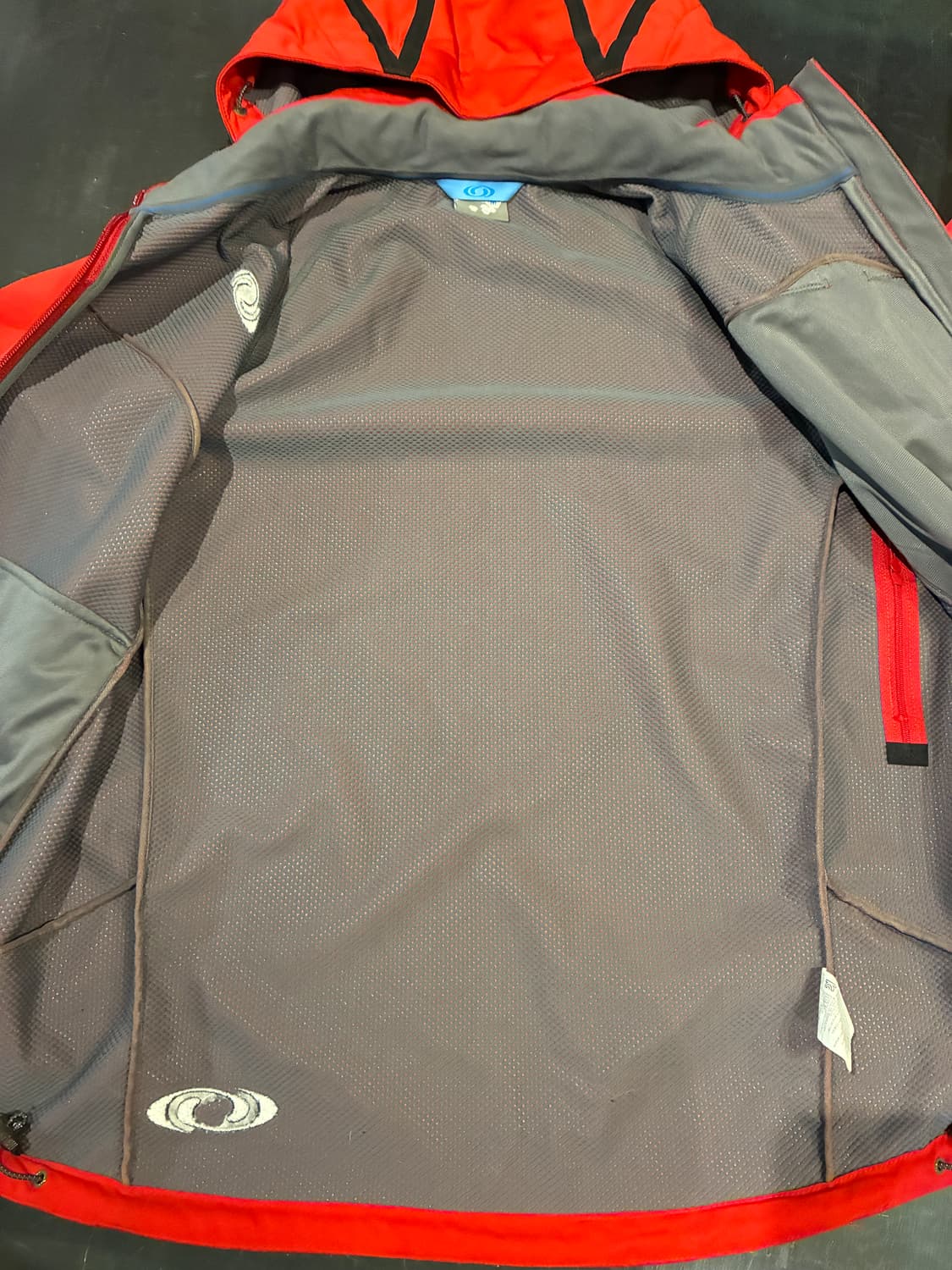 M) 살로몬 소프트 쉘 바람막이 자켓 레드 상품이미지5