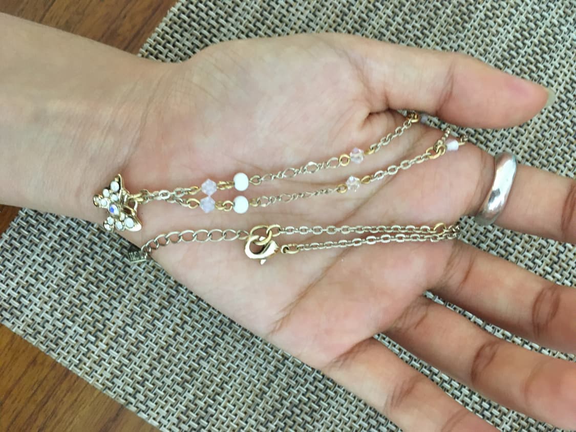 🤍annasui 큐빅 골드 나비 💎 상품이미지6