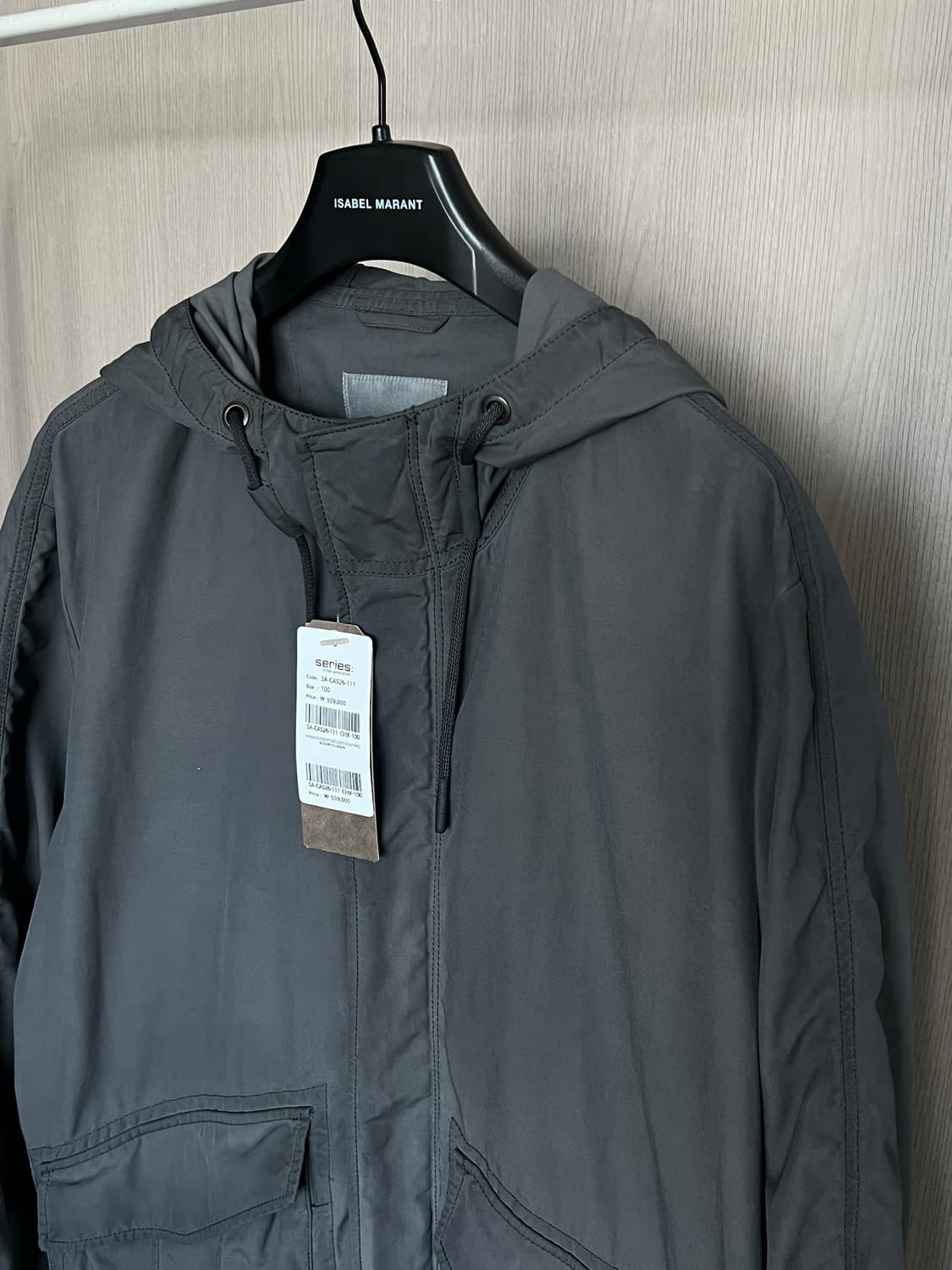 시리즈 숏다잉 후드코트 자켓 100 새상품 상품이미지3