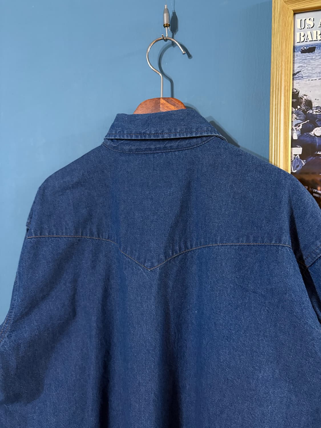 00‘s Wrangler Denim Western Shirt. 상품이미지7