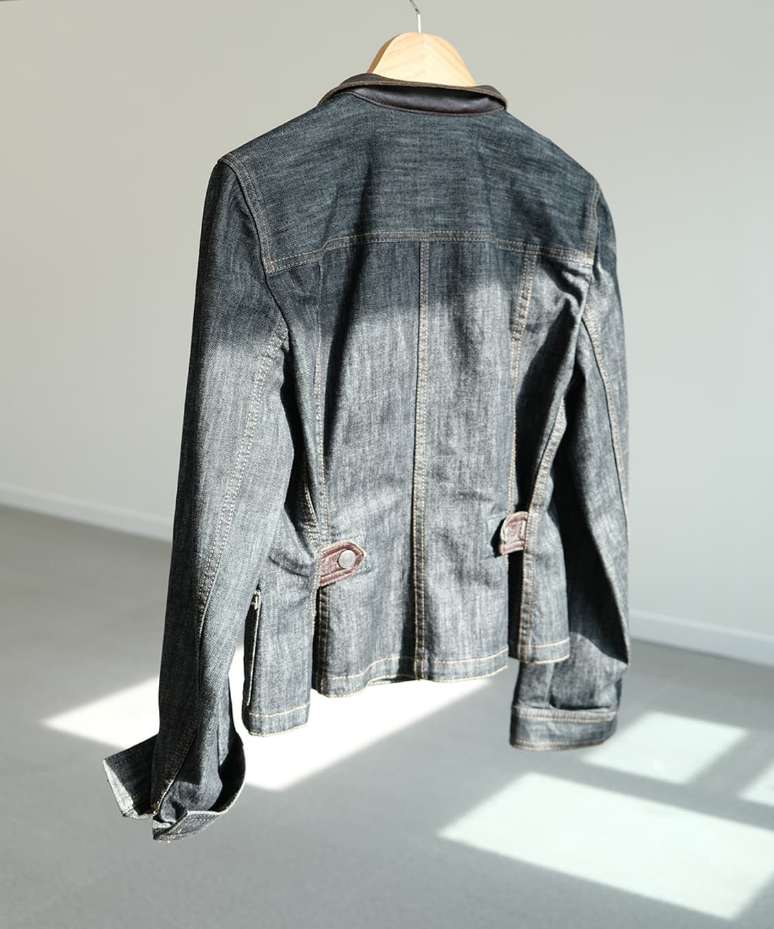 85~90 버버리 데님 자켓 청자켓 상품이미지2