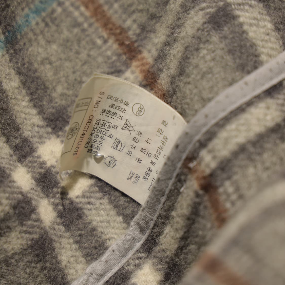 Vintage 지퍼 플라이 더플 코트 상품이미지8