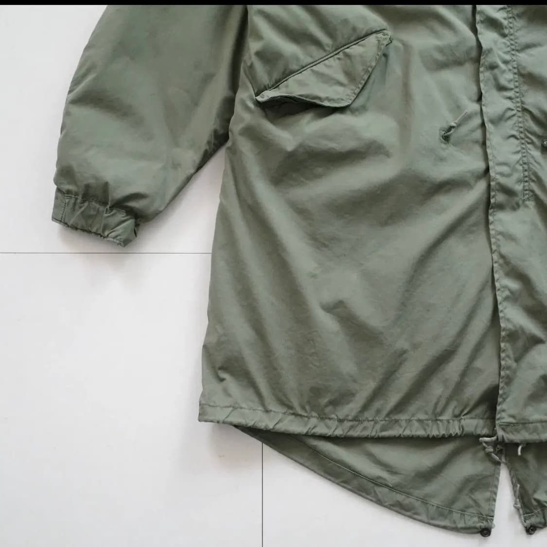 78년산 미군 오리지널 M65 피쉬테일 파카 개파카 M 내피포함 상품이미지5