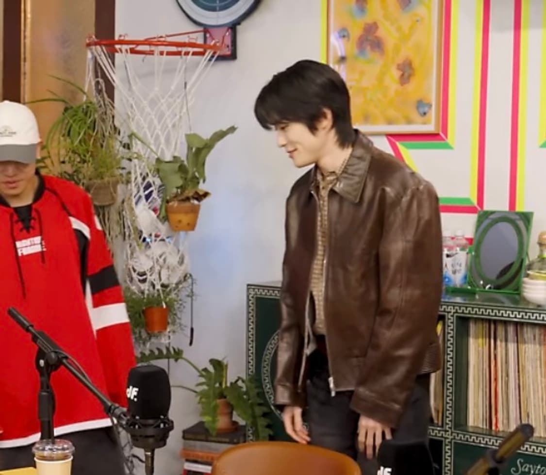 [M사이즈] STU 프린팅 가죽 레더 자켓 상품이미지10