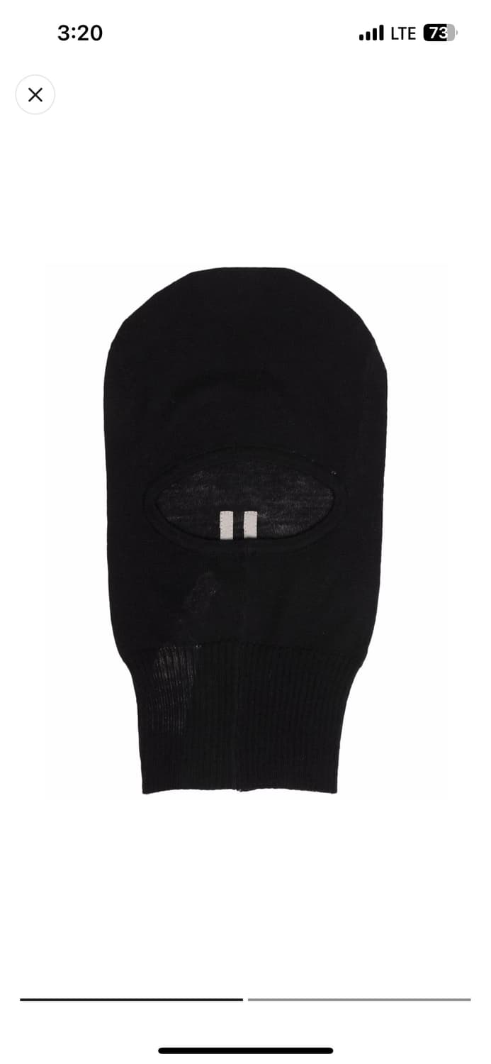 릭오웬스 울 바라클라바 상품이미지3