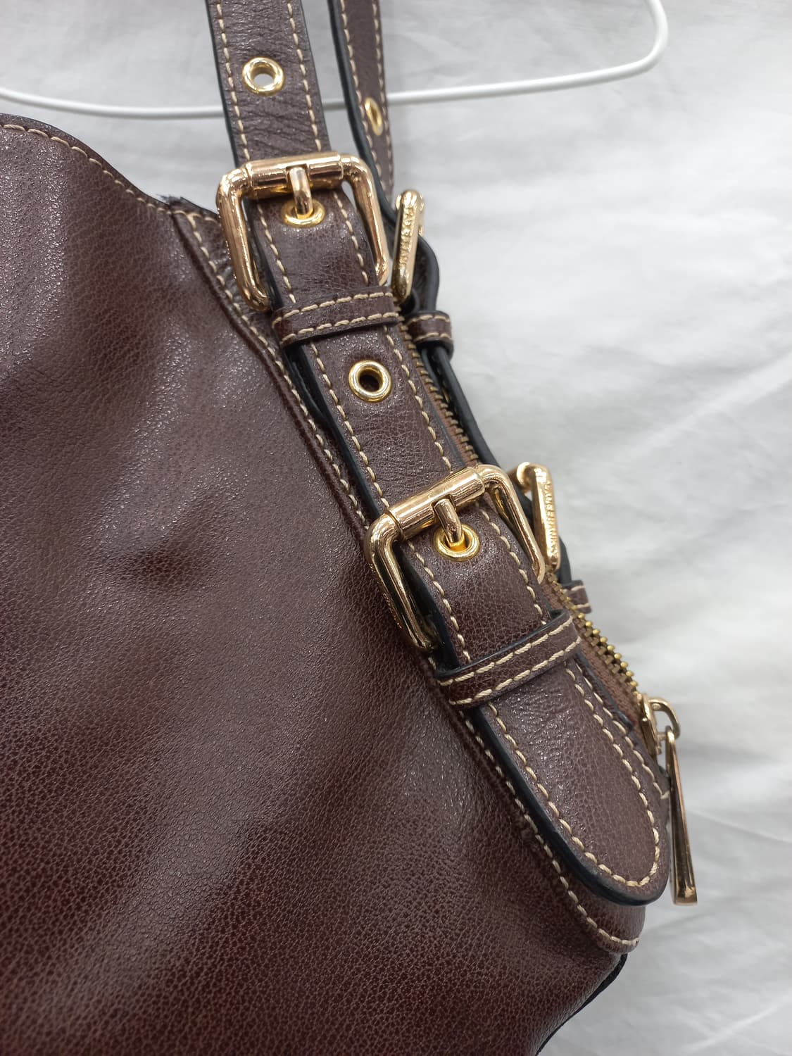 폴프랭크 브라운 가죽 숄더백 상품이미지1