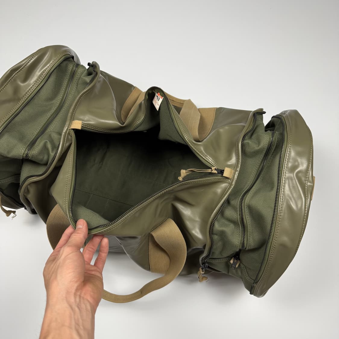 요시다포터 러기지라벨 2way 라이너 보스턴백 올리브 상품이미지7