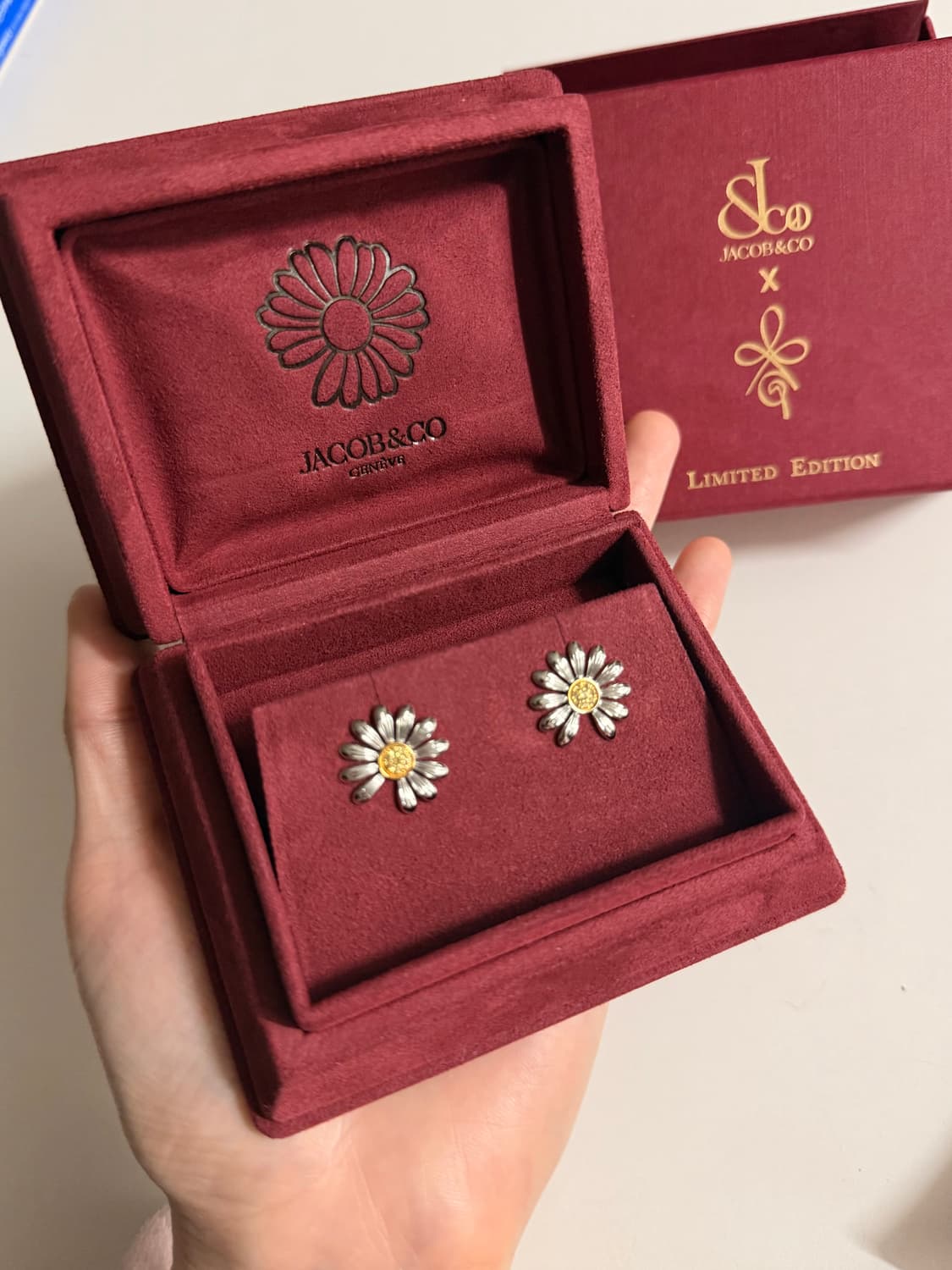 제이콥앤코 GD 데이지 이어링 귀걸이 새상품 판매합니다 상품이미지5