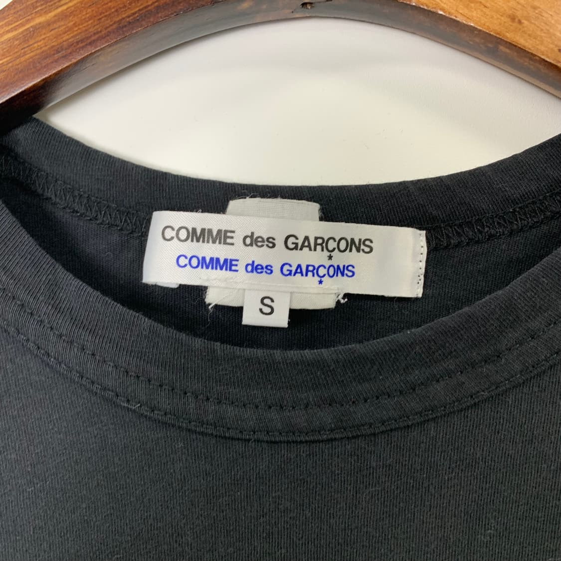 꼼데가르송 블랙 롱슬리브 긴팔티 상품이미지6