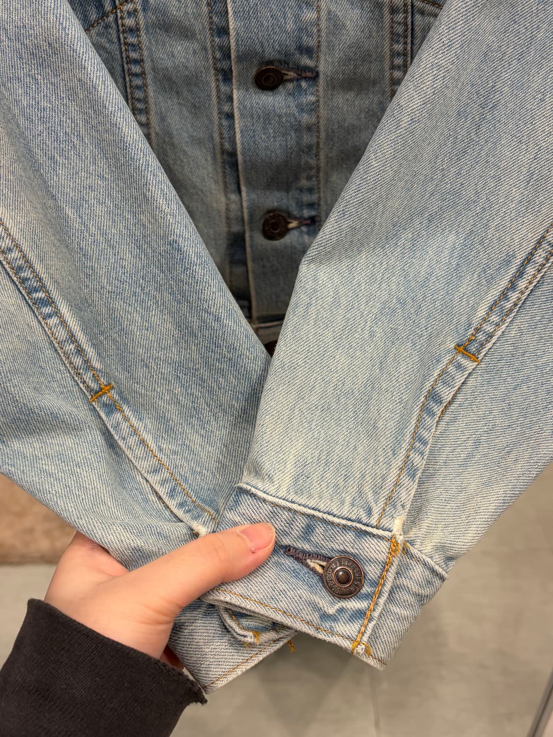 00s Levis 리바이스 70505 데님 트러커 자켓 상품이미지3