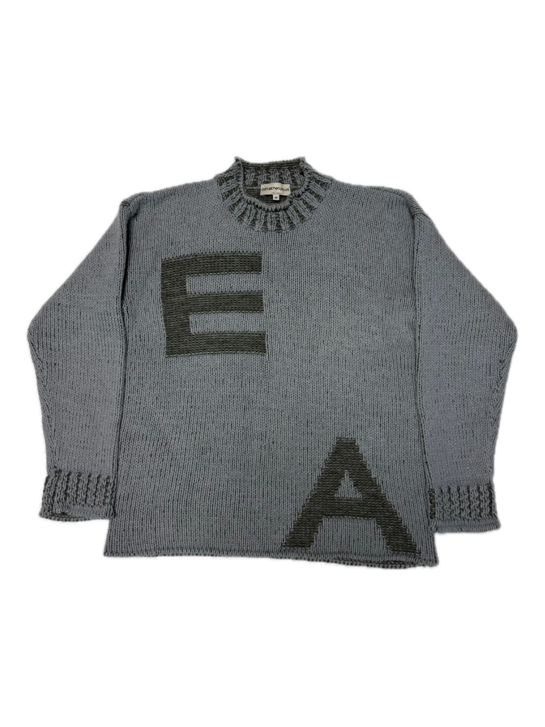 Emporio Armani 엠포리오 아르마니 자카드 니트 스웨터 상품이미지1