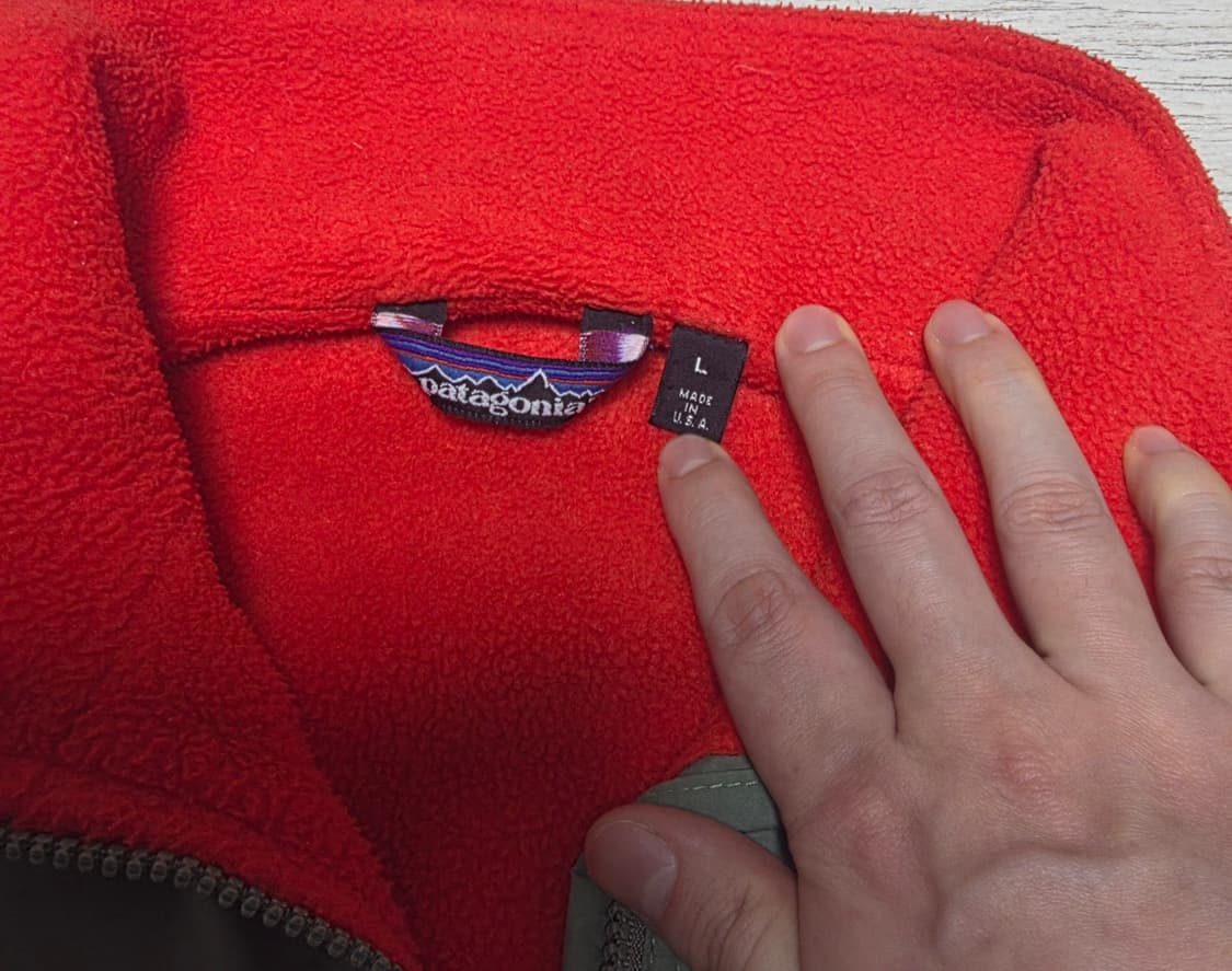 80s 파타고니아 쉘드 신칠라 쉘드 세이지 그린 봄버자켓 상품이미지3