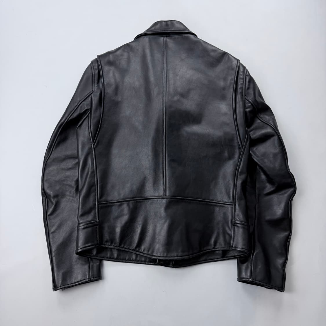 토니웩 카우하이드 레더 바이커 자켓 상품이미지8
