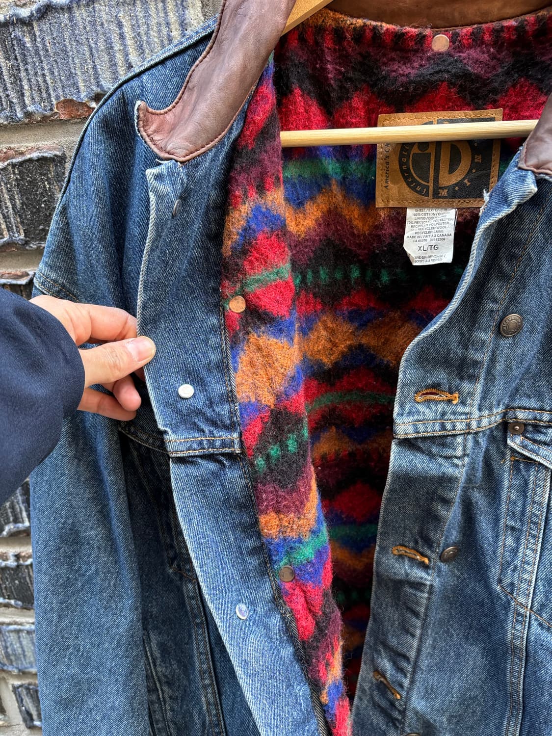 90s wagonseast 웨스턴 데님 트러커 상품이미지8