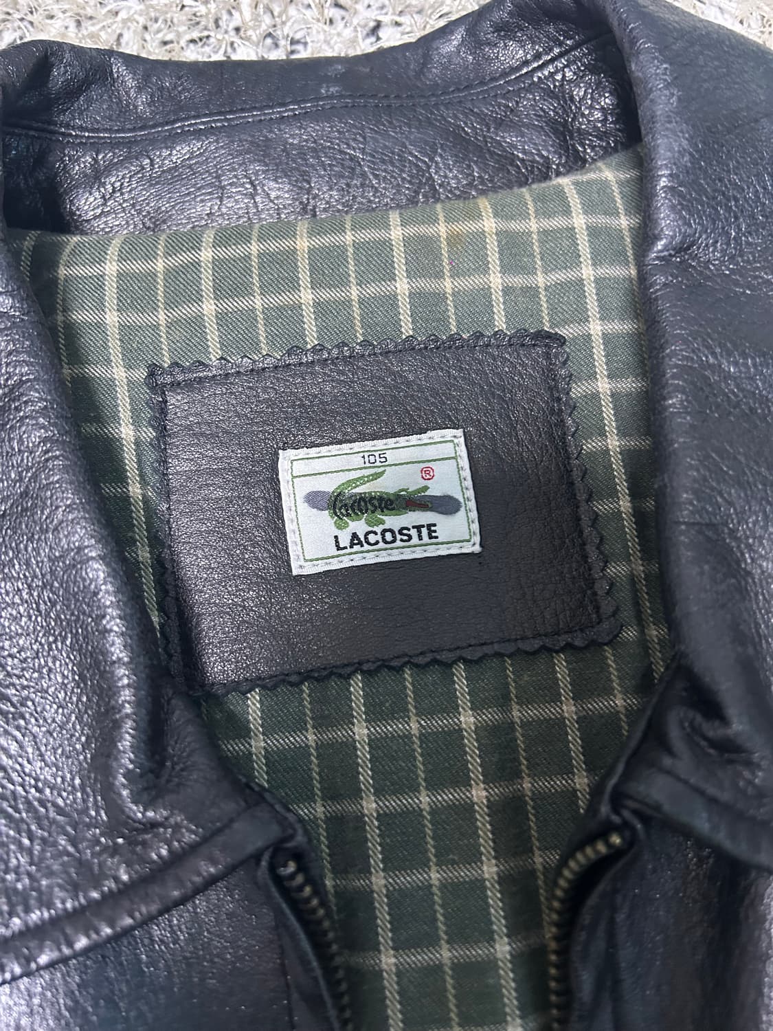 라코스테 양가죽 자켓 105-110 상품이미지2