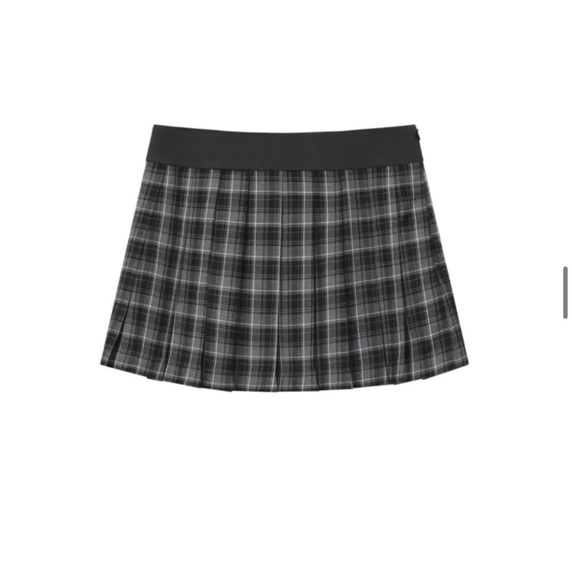 미세키서울 Pocket layered check skirt CHARCOA 상품이미지4