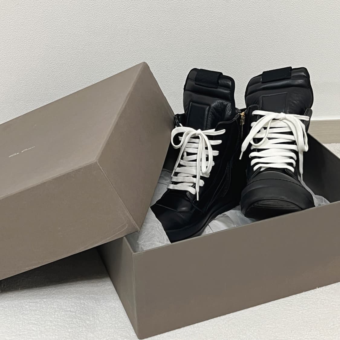 릭오웬스 13FW 지오바스켓 모노크롬 올검 트리플블랙 LPO 상품이미지5